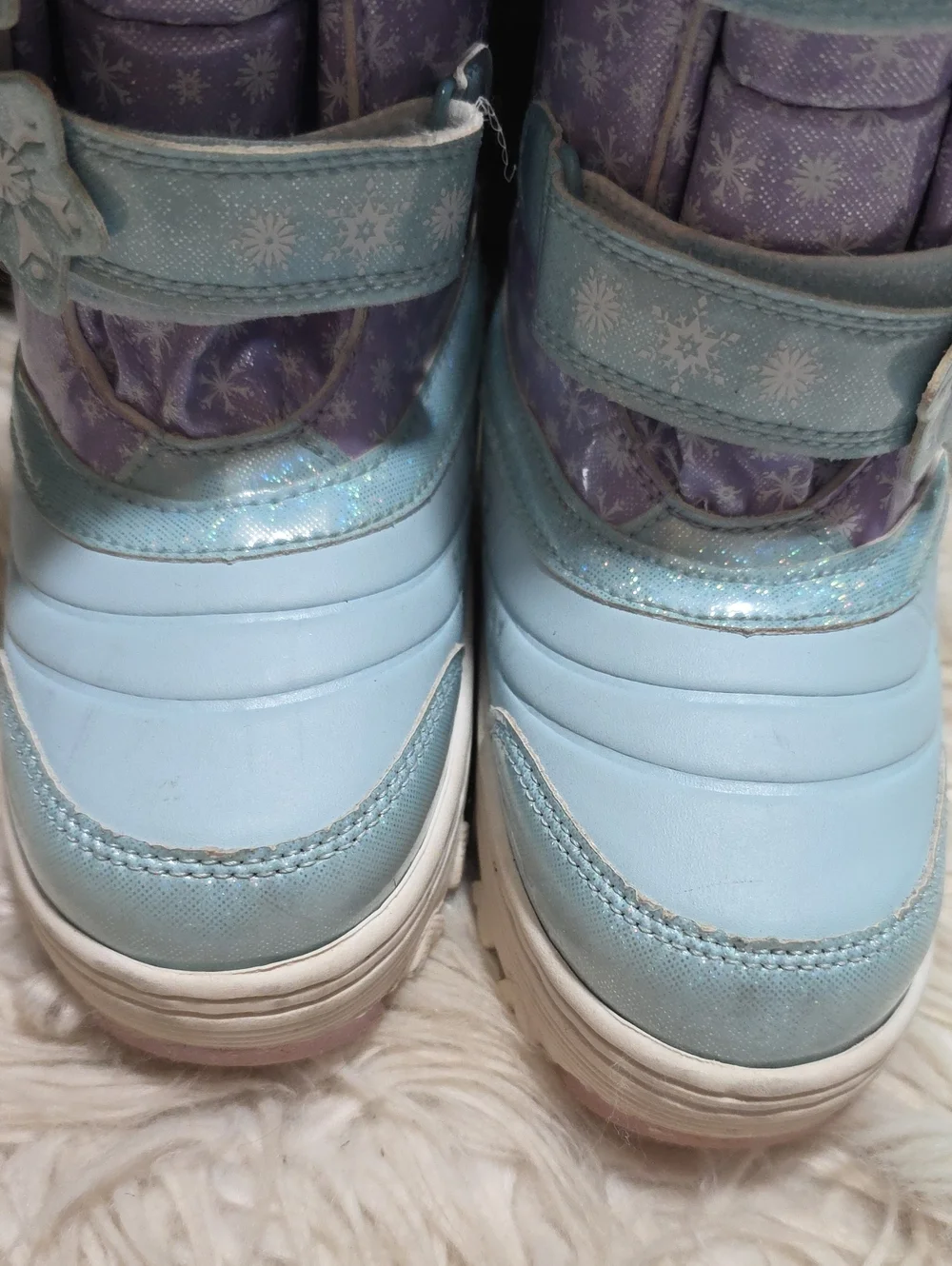 Disney Frozen Light Up Snow/winter Boots- 11 Toddler